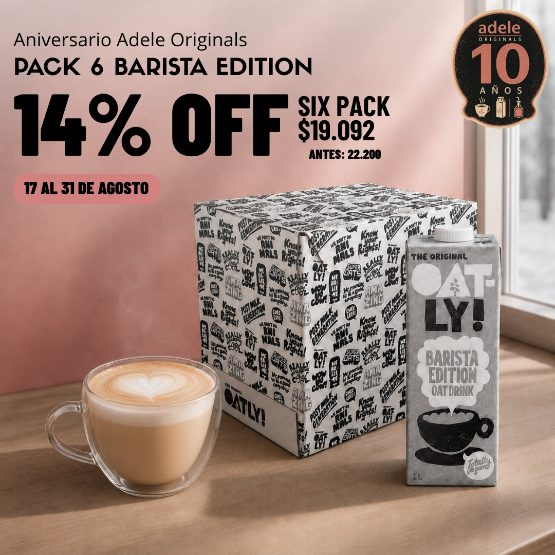 Pack 6 unidades "Bebida de Avena Barista Edition/ 1LT"
