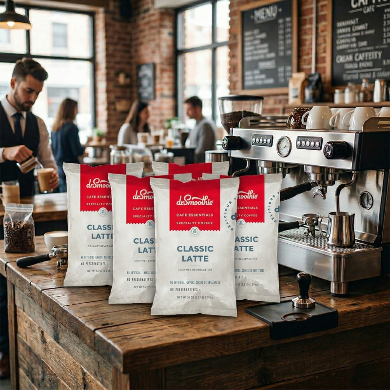 Caja 5 Bolsas Classic Latte Dr.Smoothie