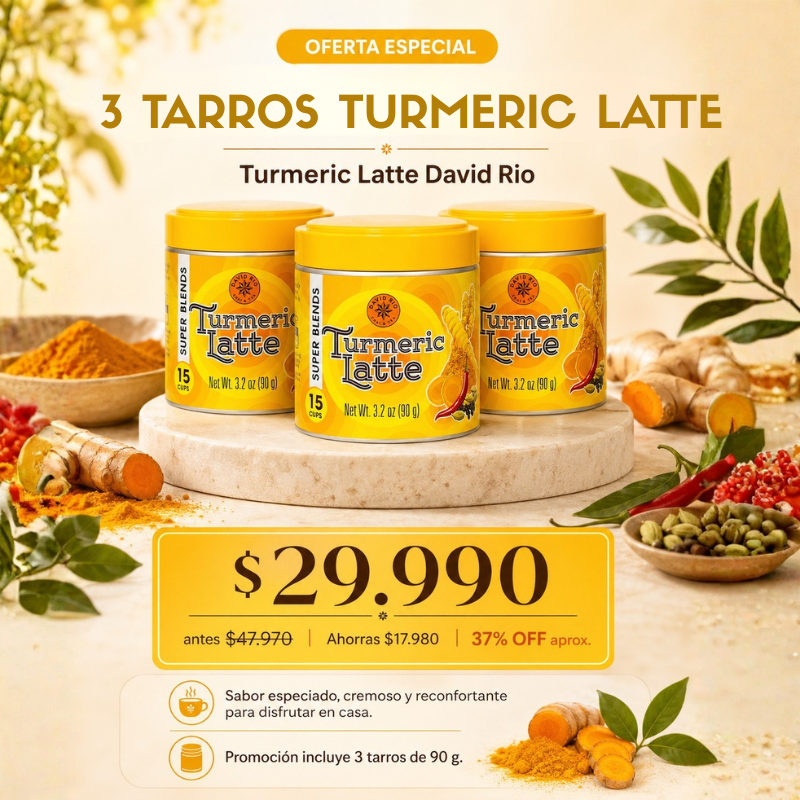 3 x Turmeric Latte Tarro/80Gr