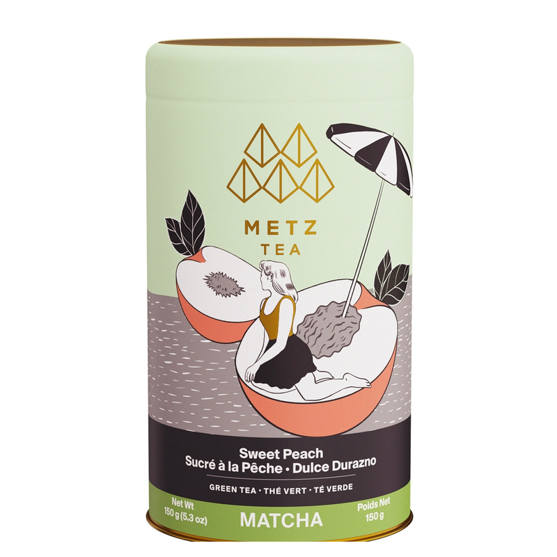 Tarro de Sweet Peach Matcha Metz, 150 g