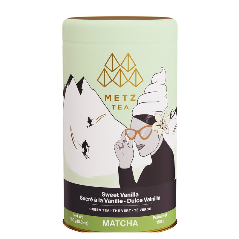 Tarro de Sweet Vanilla Matcha Metz, 150 g