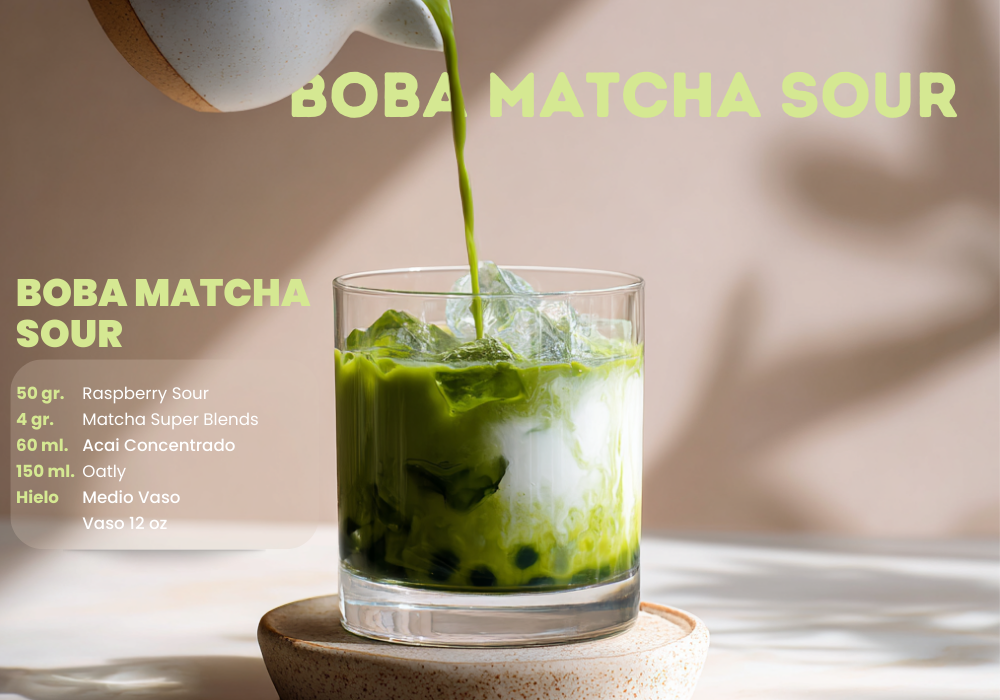 Boba Matcha Sour