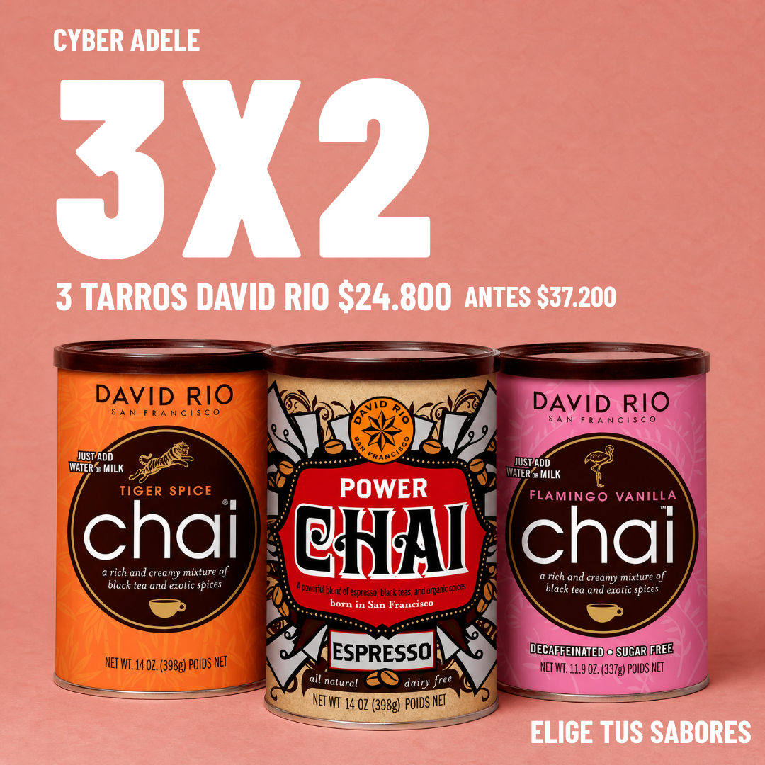 Pack 3 tarros "David Rio"