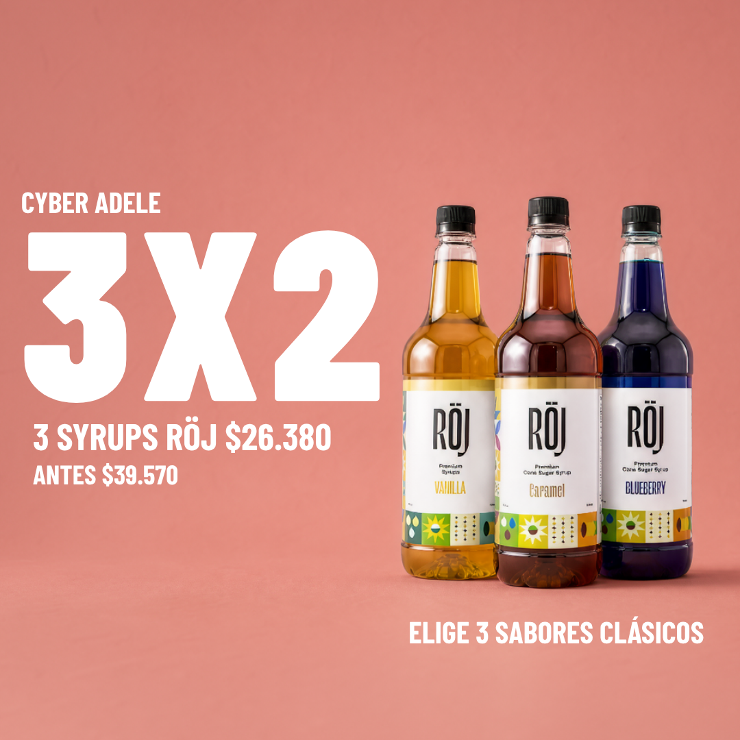 Pack 3x2 Syrups Röj clásicos · a elección