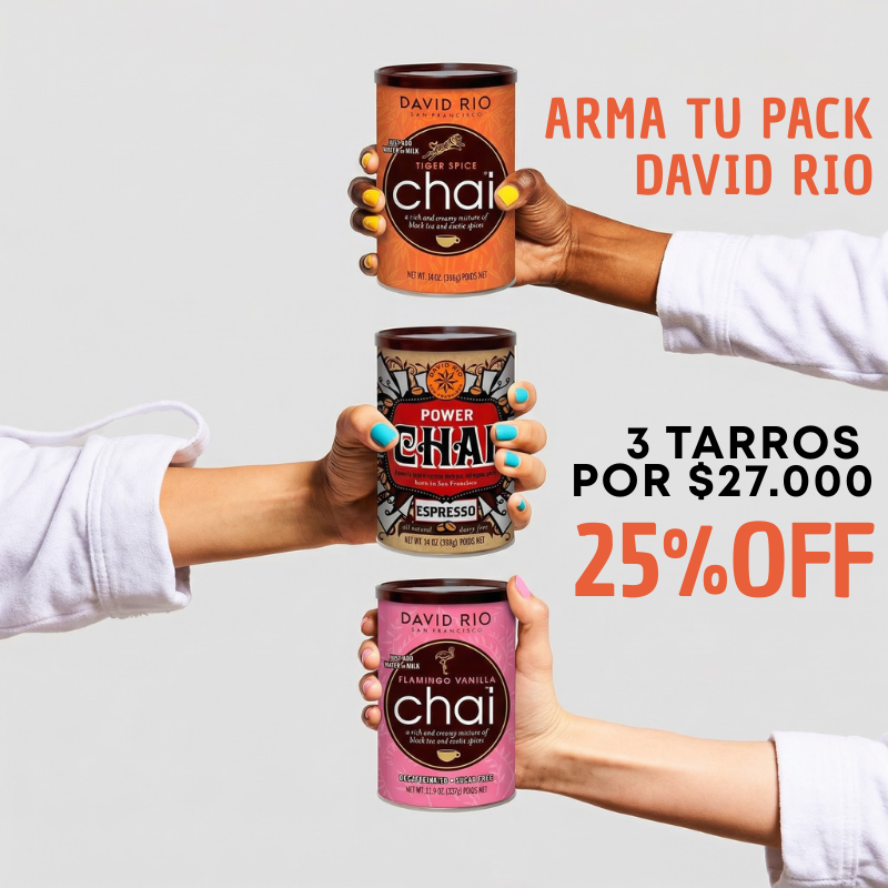 Pack 3 tarros "David Rio"