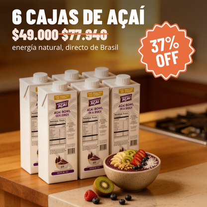 Caja 6 Acai Bowl