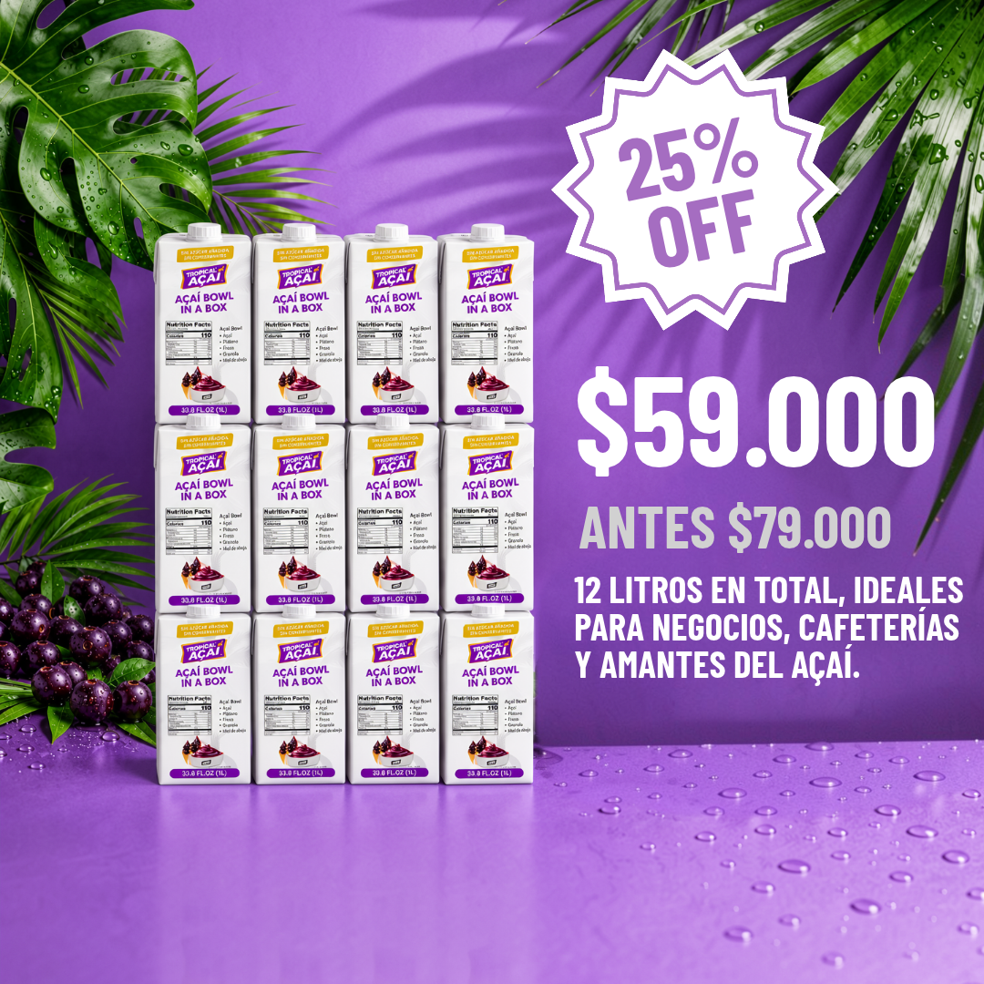 Caja 12 Acai Bowl