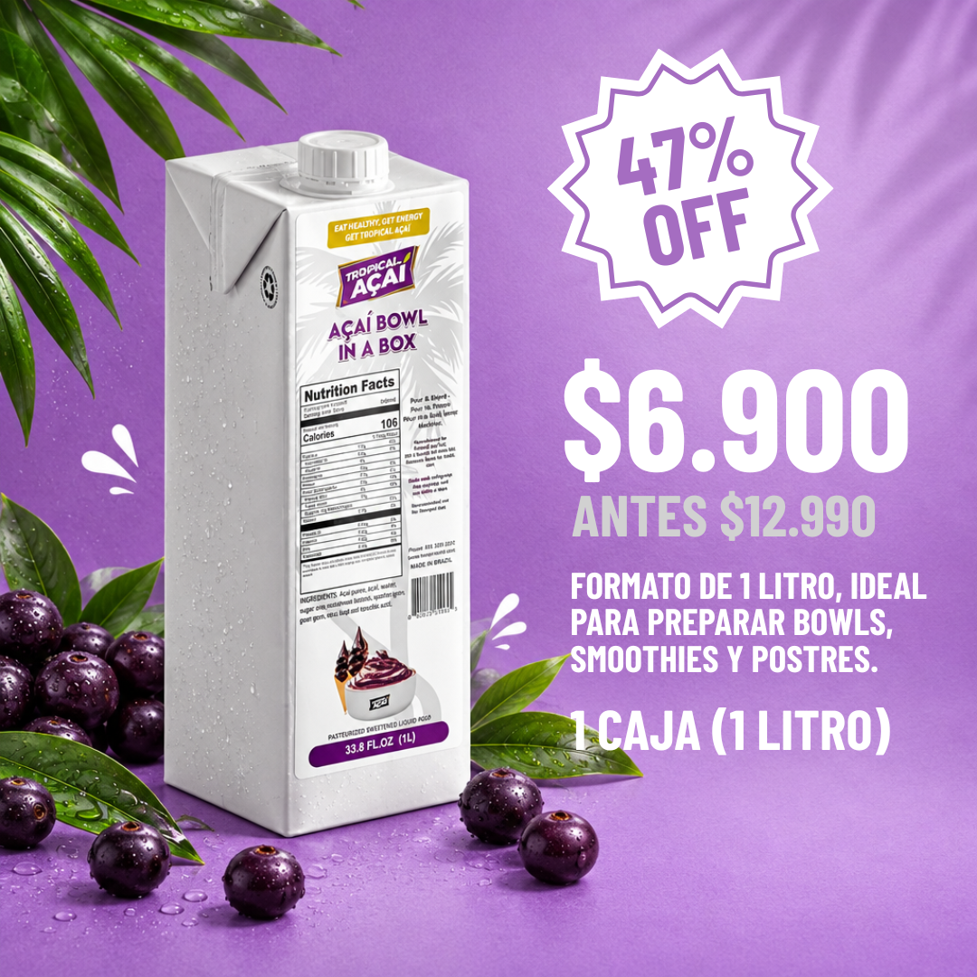 Acai Bowl - Caja/1 Lts