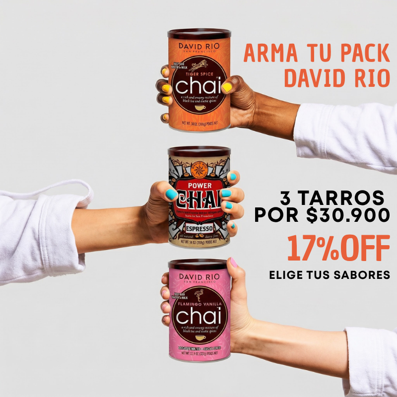 Pack 3 tarros "David Rio"
