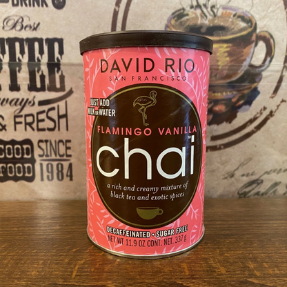 Flamingo Vanilla Decaf Sugar Free Tarro/337Gr