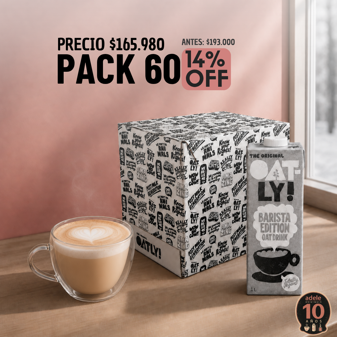 Pack 60 unidades "Bebida de Avena Barista Edition/ 1LT"