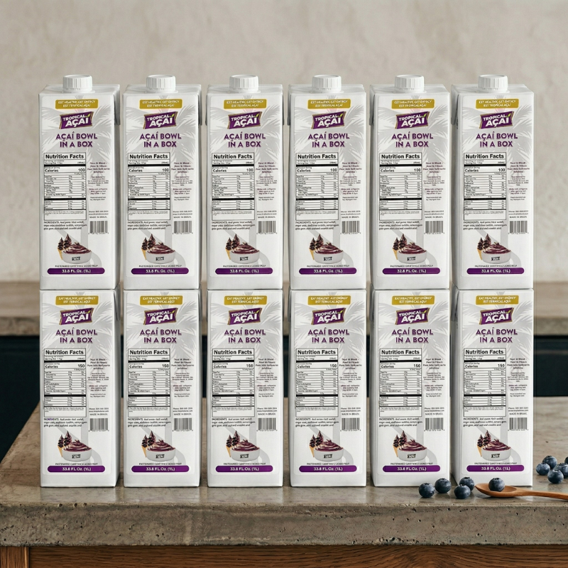 Caja 12 Acai Bowl - 12 Cajas 1 Lts.