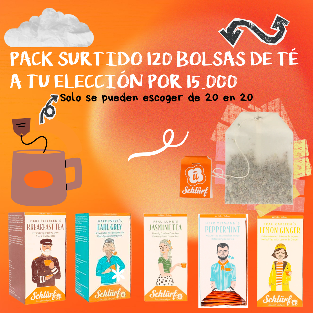 120 BOLSAS DE TE GRANEL SCHLURF