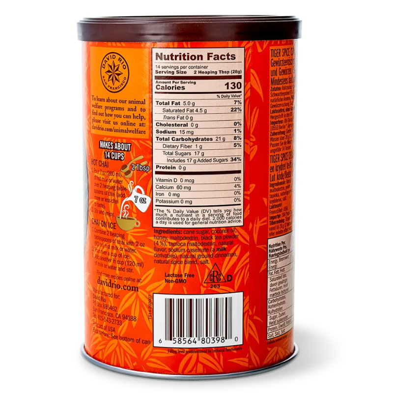 Tiger Spice Chai Tarro/398Gr