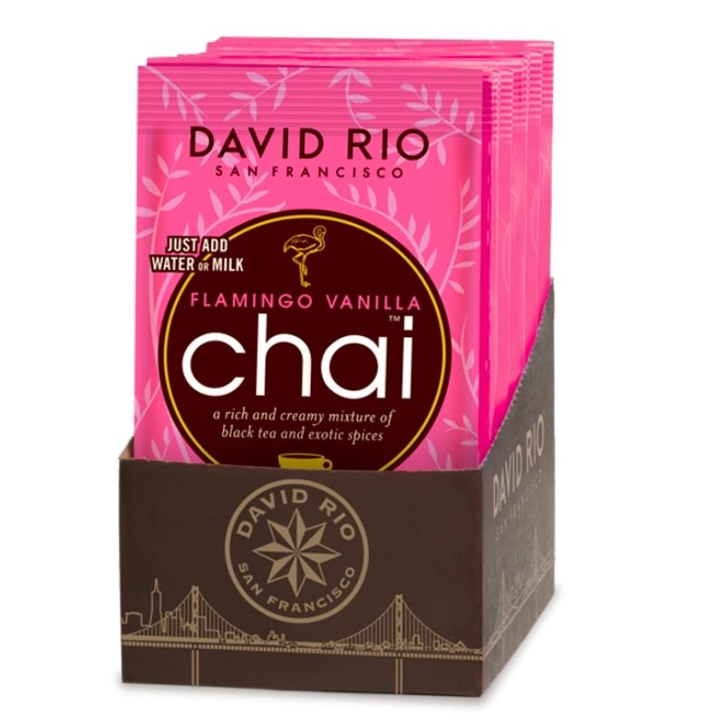 Flamingo Vanilla Decaf Sugar Free  Caja Sachets * 12Un