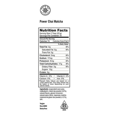 Power Chai Matcha Tarro/398Gr