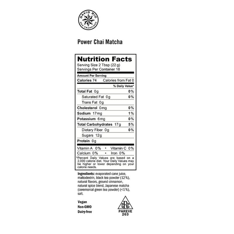 Power Chai Matcha Tarro/398Gr